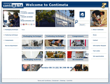 Tablet Screenshot of contimeta.com